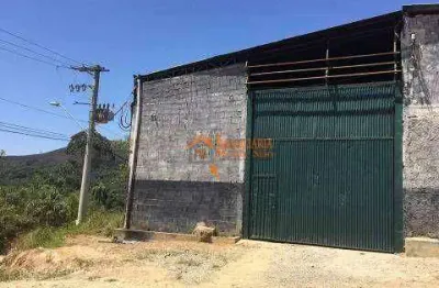 Galpão para alugar, 350 m² por r$ 7.360,00/mês - água azul - guarulhos/sp