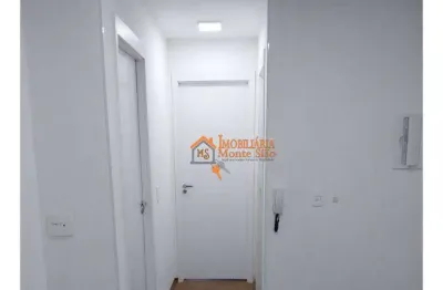 Apartamento com 2 dormitórios à venda, 44 m² por r$ 340.000,00 - vila das bandeiras - guarulhos/sp