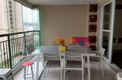 Apartamento com 3 dormitórios à venda, 154 m² por r$ 1.598.000,00 - jardim flor da montanha - guarulhos/sp