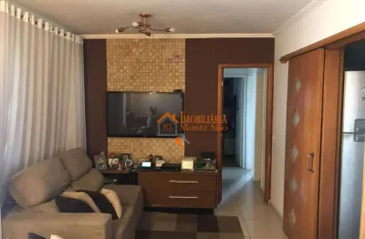 Apartamento com 3 dormitórios à venda, 69 m² por r$ 585.500,00 - vila das bandeiras - guarulhos/sp