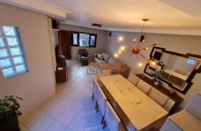 Sobrado com 3 dormitórios à venda, 192 m² por r$ 848.000,00 - jardim vila galvão - guarulhos/sp