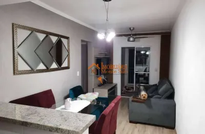 Apartamento com 2 dormitórios à venda, 55 m² por r$ 426.000,00 - centro - guarulhos/sp