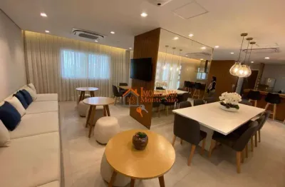 Apartamento com 3 dormitórios à venda, 73 m² por r$ 649.000,00 - gopoúva - guarulhos/sp