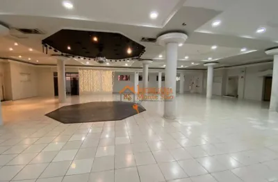 Salão para alugar, 930 m² por r$ 18.000,00/mês - vila augusta - guarulhos/sp