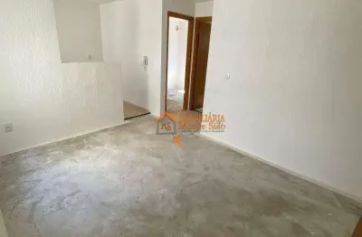 Apartamento com 2 dormitórios, 40 m² - venda por r$ 213.000,00 ou aluguel por r$ 1.826,00/mês - água chata - guarulhos/sp