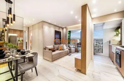 Apartamento com 2 dormitórios à venda, 56 m² por r$ 530.000,00 - vila das bandeiras - guarulhos/sp