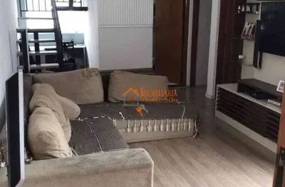Apartamento duplex com 2 dormitórios à venda, 83 m² por r$ 350.000,00 - jardim são domingos - guarulhos/sp