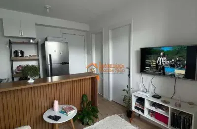 Apartamento com 1 dormitório à venda, 27 m² por r$ 297.000,00 - vila das bandeiras - guarulhos/sp
