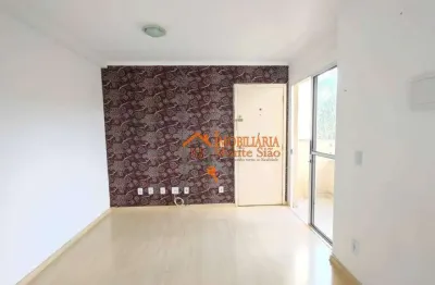 Apartamento com 2 dormitórios, 46 m² - venda por r$ 290.000,00 ou aluguel por r$ 1.360,00/mês - pimentas - guarulhos/sp