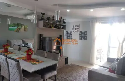 Apartamento com 2 dormitórios à venda, 55 m² por r$ 380.000,00 - vila são rafael - guarulhos/sp