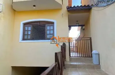 Sobrado com 3 dormitórios à venda, 177 m²  - jardim santa clara - guarulhos/sp