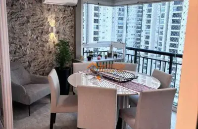 Apartamento com 3 dormitórios à venda, 122 m² por r$ 1.350.000,00 - jardim flor da montanha - guarulhos/sp