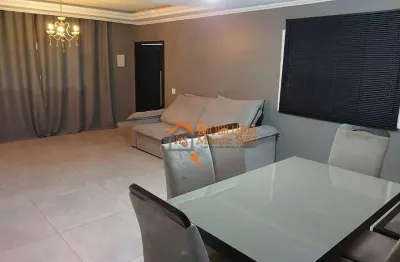 Sobrado com 3 dormitórios à venda, 150 m² por r$ 640.000,00 - parque continental ii - guarulhos/sp