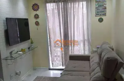Apartamento com 2 dormitórios à venda, 45 m² por r$ 228.000,00 - parque industrial cumbica - guarulhos/sp