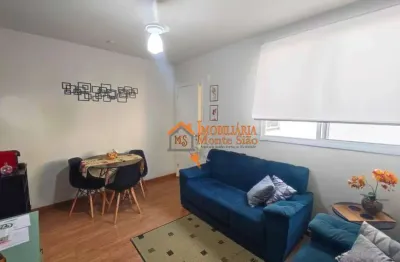 Apartamento com 2 dormitórios à venda, 45 m² por r$ 250.000,00 - jardim são domingos - guarulhos/sp