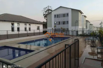 Apartamento com 2 dormitórios à venda, 43 m² por r$ 181.000,00 - jardim são domingos - guarulhos/sp