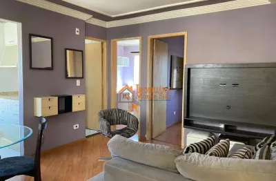 Apartamento com 2 dormitórios para alugar, 49 m² por R$ 1.863,29/mês - Jardim Valéria - Guarulhos/SP
