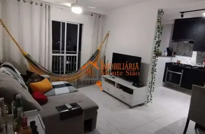 Apartamento com 2 dormitórios à venda, 59 m² por r$ 335.000,00 - ponte grande - guarulhos/sp