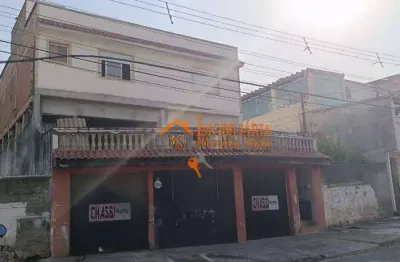 Sobrado com 9 dormitórios à venda, 450 m² por r$ 1.000.000,00 - parque continental ii - guarulhos/sp