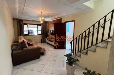 Sobrado com 3 dormitórios à venda, 134 m² por r$ 710.000,00 - gopoúva - guarulhos/sp