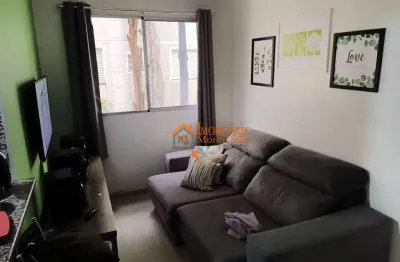 Apartamento com 2 dormitórios à venda, 50 m² por r$ 213.000,00 - água chata - guarulhos/sp
