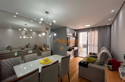 Apartamento com 3 dormitórios à venda, 62 m² por R$ 410.000,00 - Jardim Bela Vista - Guarulhos/SP