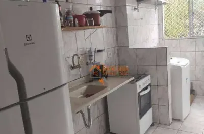 Apartamento com 2 dormitórios à venda, 50 m² por r$ 180.000,00 - residencial parque cumbica - guarulhos/sp