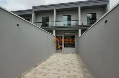 Sobrado com 2 dormitórios à venda, 69 m² por r$ 370.000,00 - chácara águas da pedra - itaquaquecetuba/sp