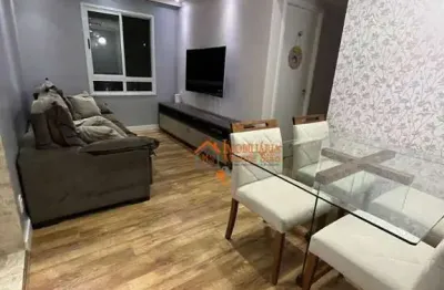 Apartamento com 2 dormitórios à venda, 50 m² por r$ 351.500,00 - centro - guarulhos/sp