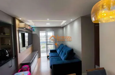 Apartamento com 2 dormitórios à venda, 57 m² por r$ 390.000,00 - jardim do triunfo - guarulhos/sp