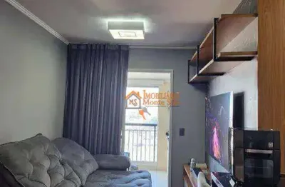 Apartamento à venda, 68 m² por r$ 730.000,00 - jardim flor da montanha - guarulhos/sp