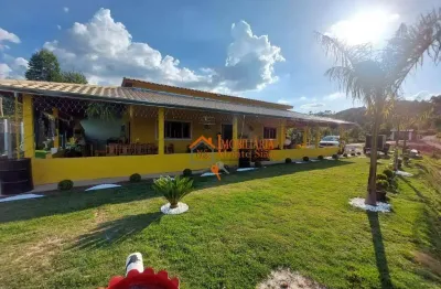 Chácara com 2 dormitórios à venda, 2000 m² por r$ 750.000,00 - pouso alegre - santa isabel/sp
