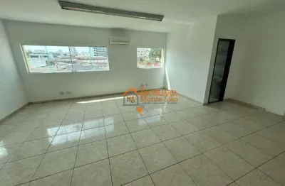 Sala para alugar, 35 m² por r$ 1.723,00/mês - vila galvão - guarulhos/sp