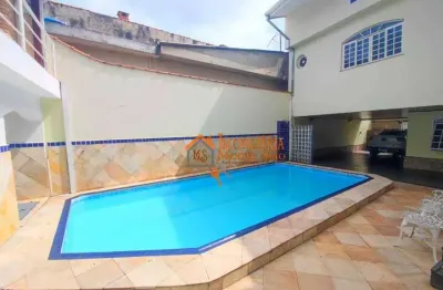Sobrado com 3 dormitórios, 307 m² - venda por r$ 1.650.000,00 ou aluguel por r$ 10.000,00/mês - jardim santa mena - guarulhos/sp