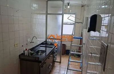 Apartamento com 2 dormitórios à venda, 56 m² por r$ 266.000,00 - cocaia - guarulhos/sp