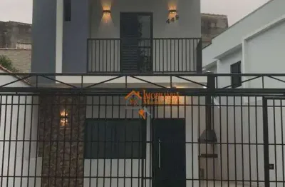 Sobrado com 3 dormitórios à venda, 102 m² por r$ 759.000,00 - jardim do triunfo - guarulhos/sp