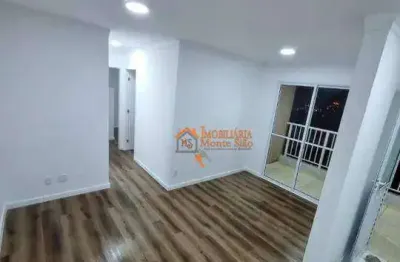 Apartamento com 2 dormitórios à venda, 56 m² por r$ 448.000,00 - itapegica - guarulhos/sp