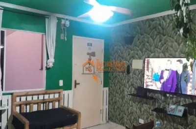Apartamento com 2 dormitórios à venda, 58 m² por r$ 180.000,00 - vila sadokim - guarulhos/sp