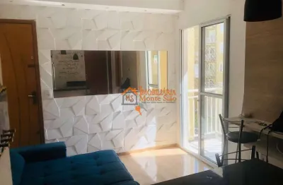 Apartamento com 2 dormitórios à venda, 42 m² por r$ 252.000,00 - jardim são domingos - guarulhos/sp