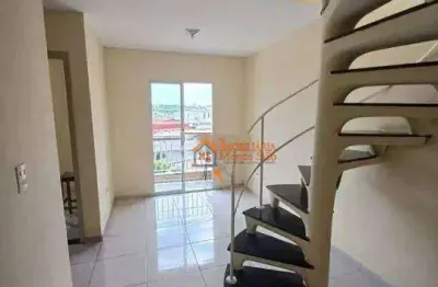 Apartamento duplex com 2 dormitórios à venda, 90 m² por r$ 350.000,00 - jardim presidente dutra - guarulhos/sp
