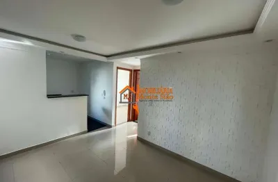 Apartamento com 2 dormitórios à venda, 47 m² por r$ 230.000,00 - água chata - guarulhos/sp
