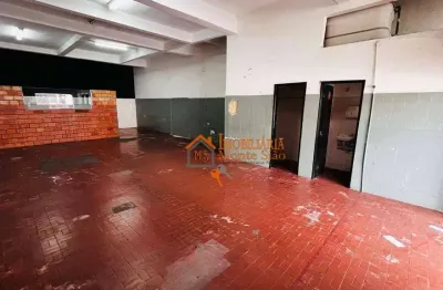 Salão para alugar, 90 m² por r$ 2.050,00/mês - jardim vera - guarulhos/sp