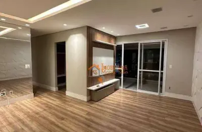 Apartamento com 3 dormitórios à venda, 107 m² por r$ 1.278.000,00 - jardim flor da montanha - guarulhos/sp