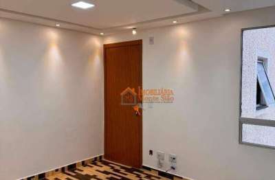 Apartamento com 2 dormitórios à venda, 41 m² por r$ 230.000,00 - água chata - guarulhos/sp