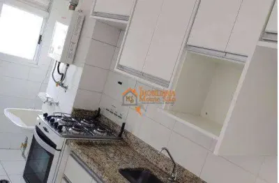 Apartamento com 2 dormitórios à venda, 48 m² por r$ 288.000,00 - jardim las vegas - guarulhos/sp