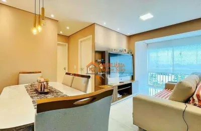 Apartamento com 2 dormitórios à venda, 62 m² por r$ 555.000,00 - vila leonor - guarulhos/sp