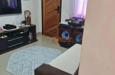 Apartamento com 2 dormitórios à venda por r$ 86.000,00 - itaim - guarulhos/sp
