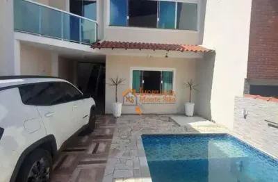 Sobrado com 3 dormitórios à venda, 180 m² por r$ 1.300.000,00 - vila galvão - guarulhos/sp