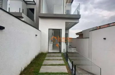 Sobrado com 3 dormitórios à venda, 158 m² por r$ 830.000,00 - centro - arujá/sp