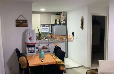 Apartamento com 2 dormitórios à venda, 46 m² por r$ 203.000,00 - água chata - guarulhos/sp